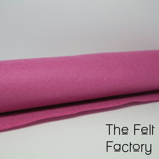 100% Merino Wool Felt Sheet - Lavender Pink