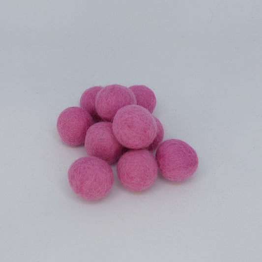 Felt Balls - Antique Pink