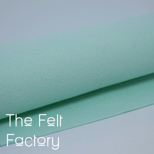 100% Merino Wool Felt Sheet - Arctic Blue