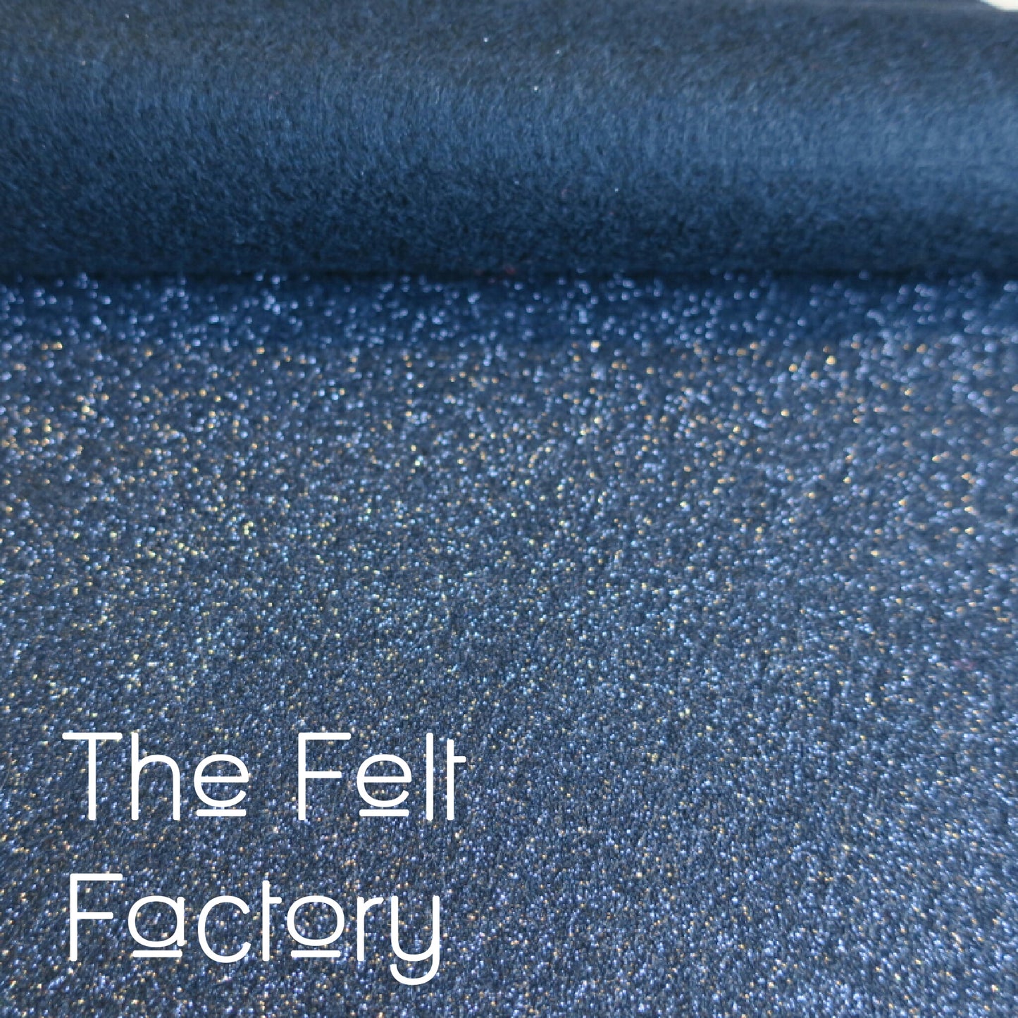 Glitter Felt - Black