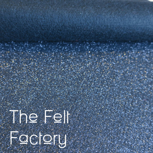 Glitter Felt - Black
