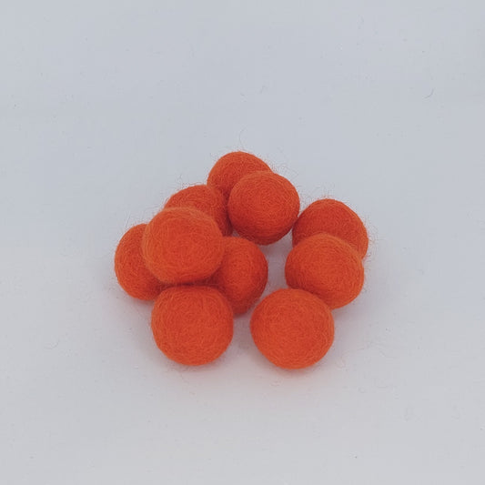 Felt Balls - Blood Orange