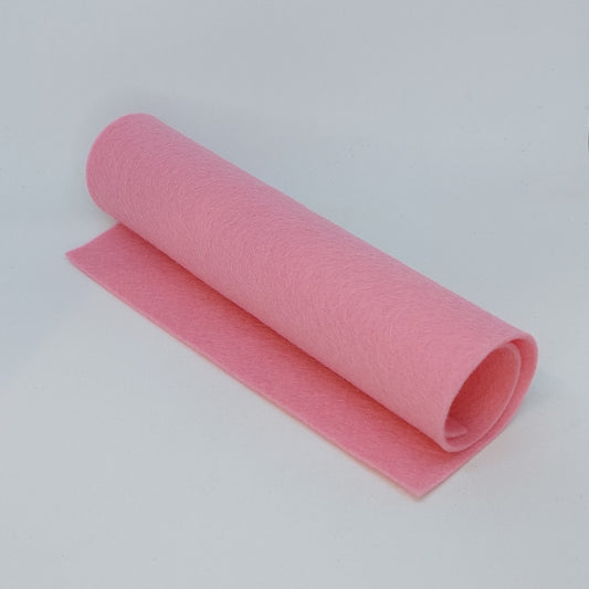 100% Merino Wool Felt Sheet - Bubblegum