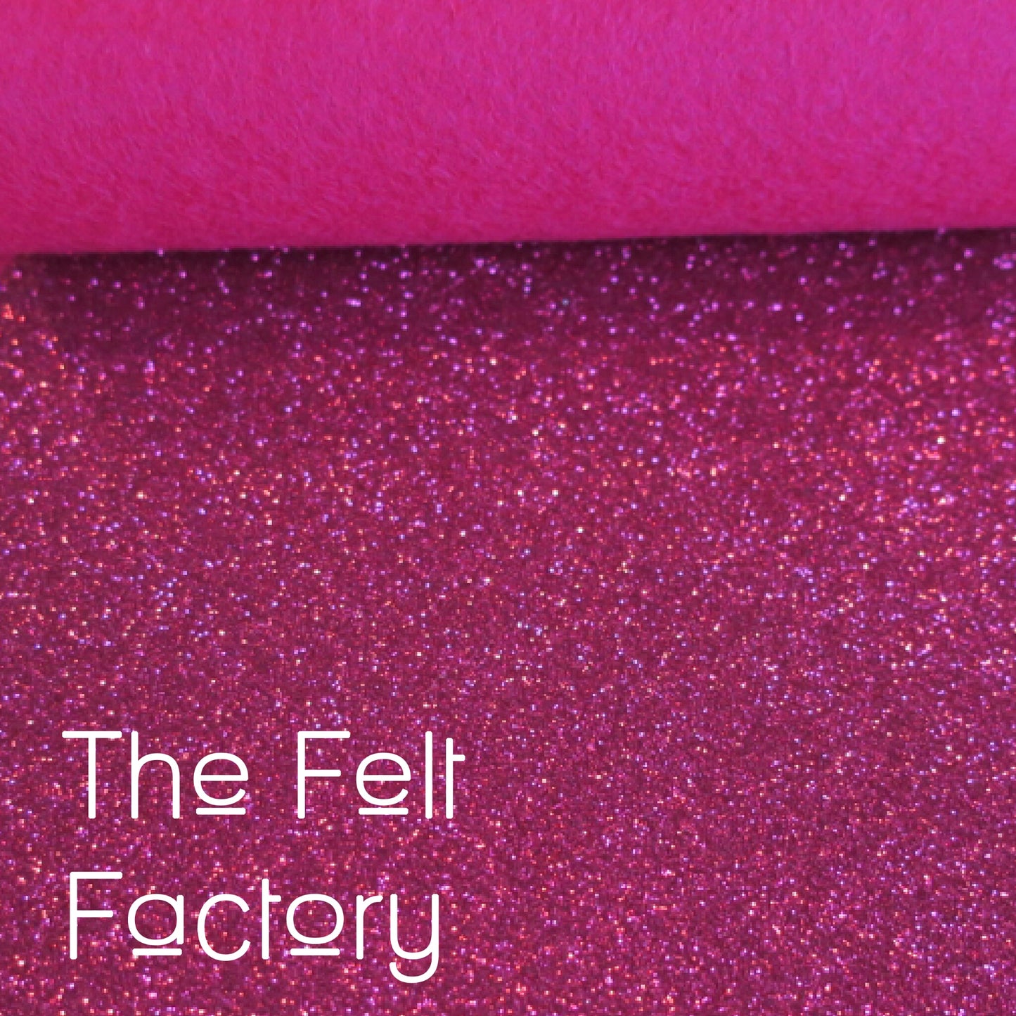 Glitter Felt - Cherry