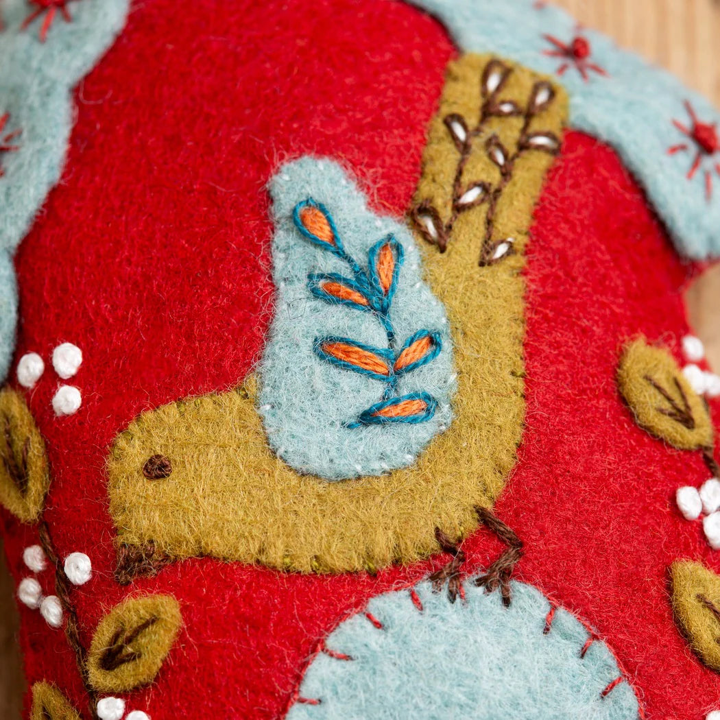 Folk Birdhouse Felt Craft Mini Kit - Corinne Lapierre