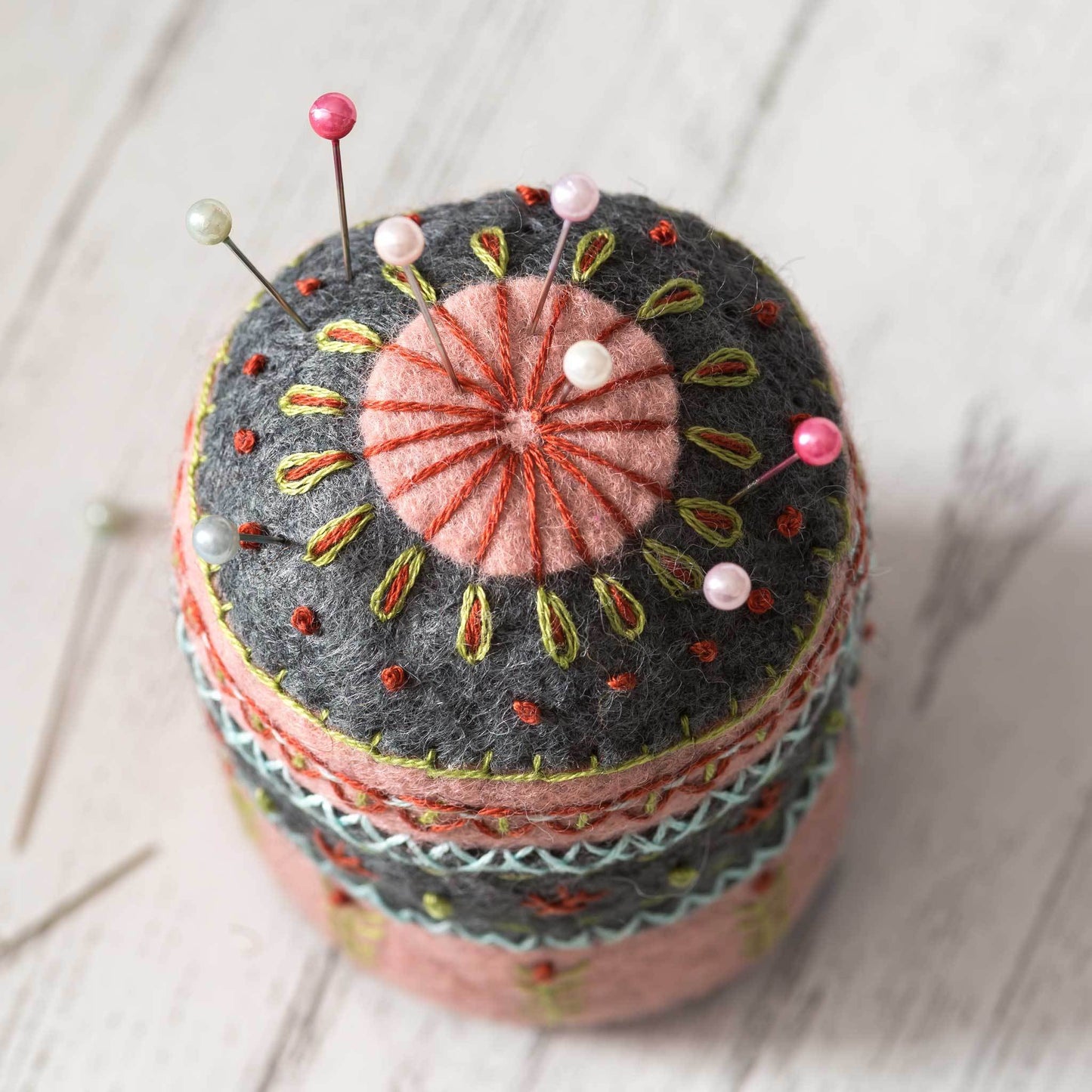 Felt Pin Cushion Kit - Corinne Lapierre
