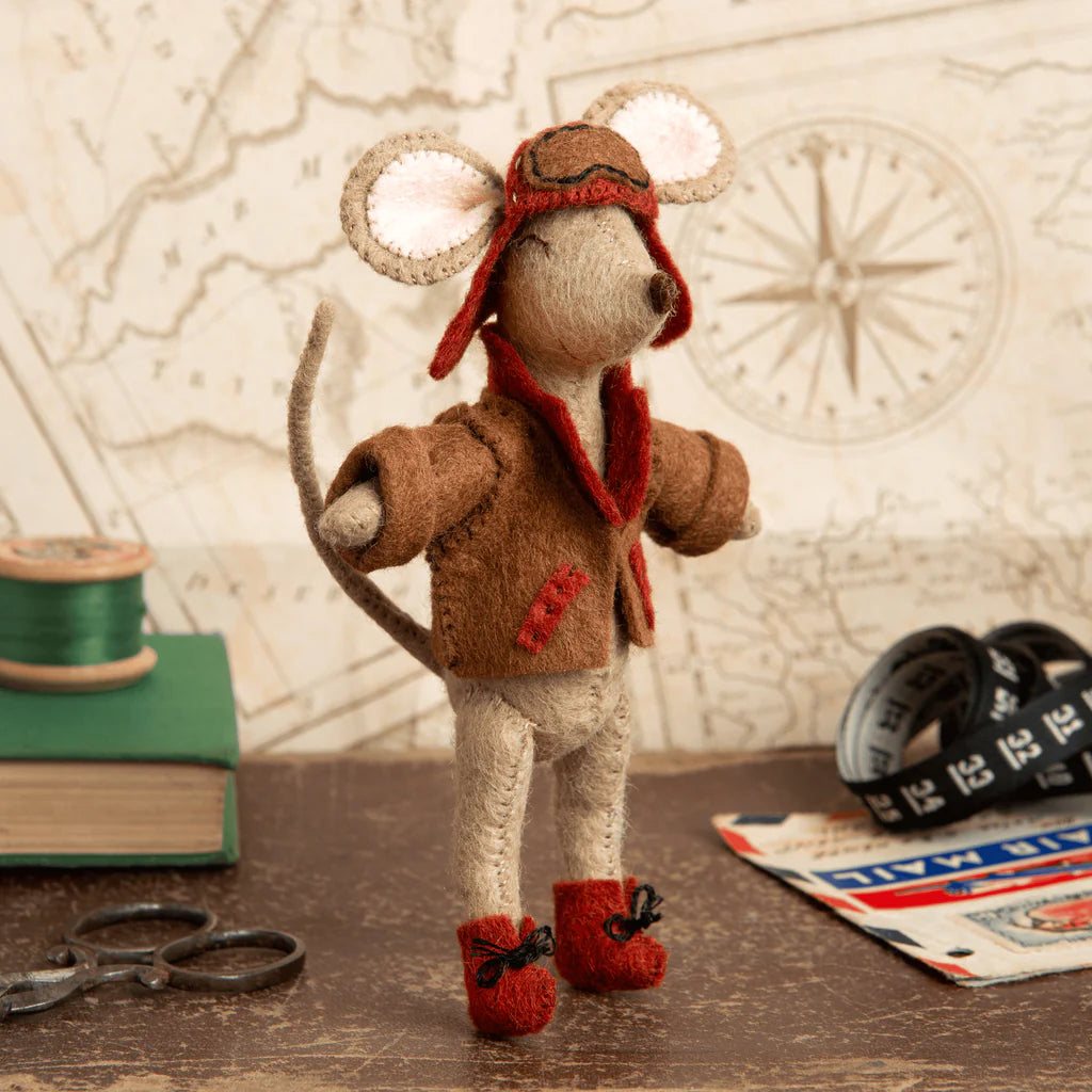 Little Mouse The Aviator Felt Craft Kit - Corinne Lapierre