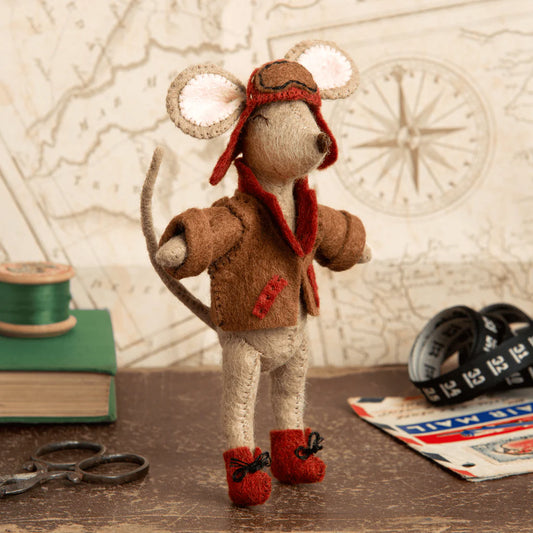 Little Mouse The Aviator Felt Craft Kit - Corinne Lapierre