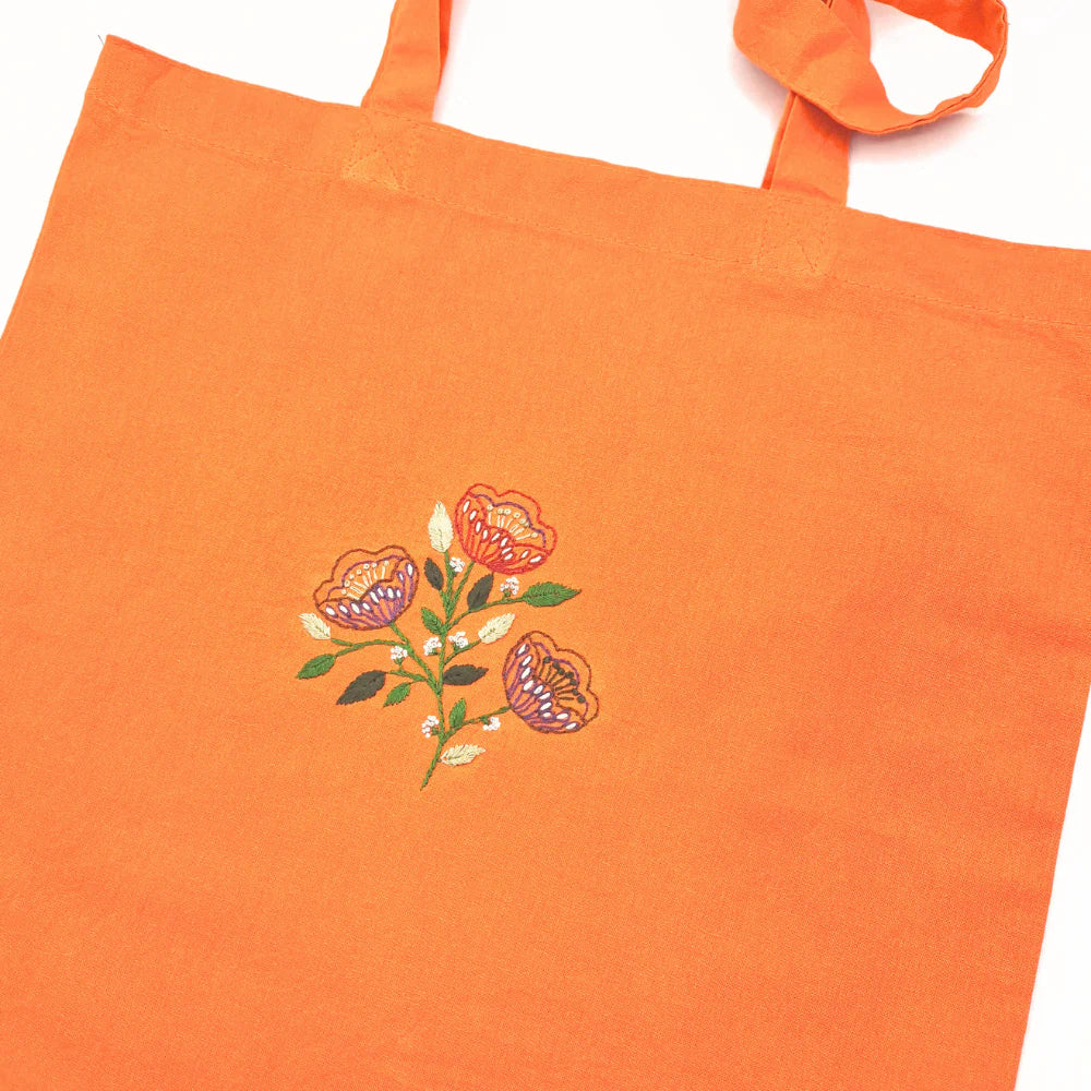 Stick and Stitch Embroidery - Folk Flowers - Corinne Lapierre