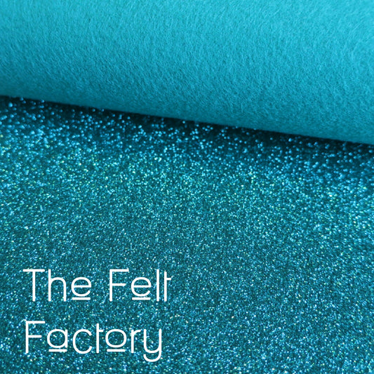 Glitter Felt -Emerald