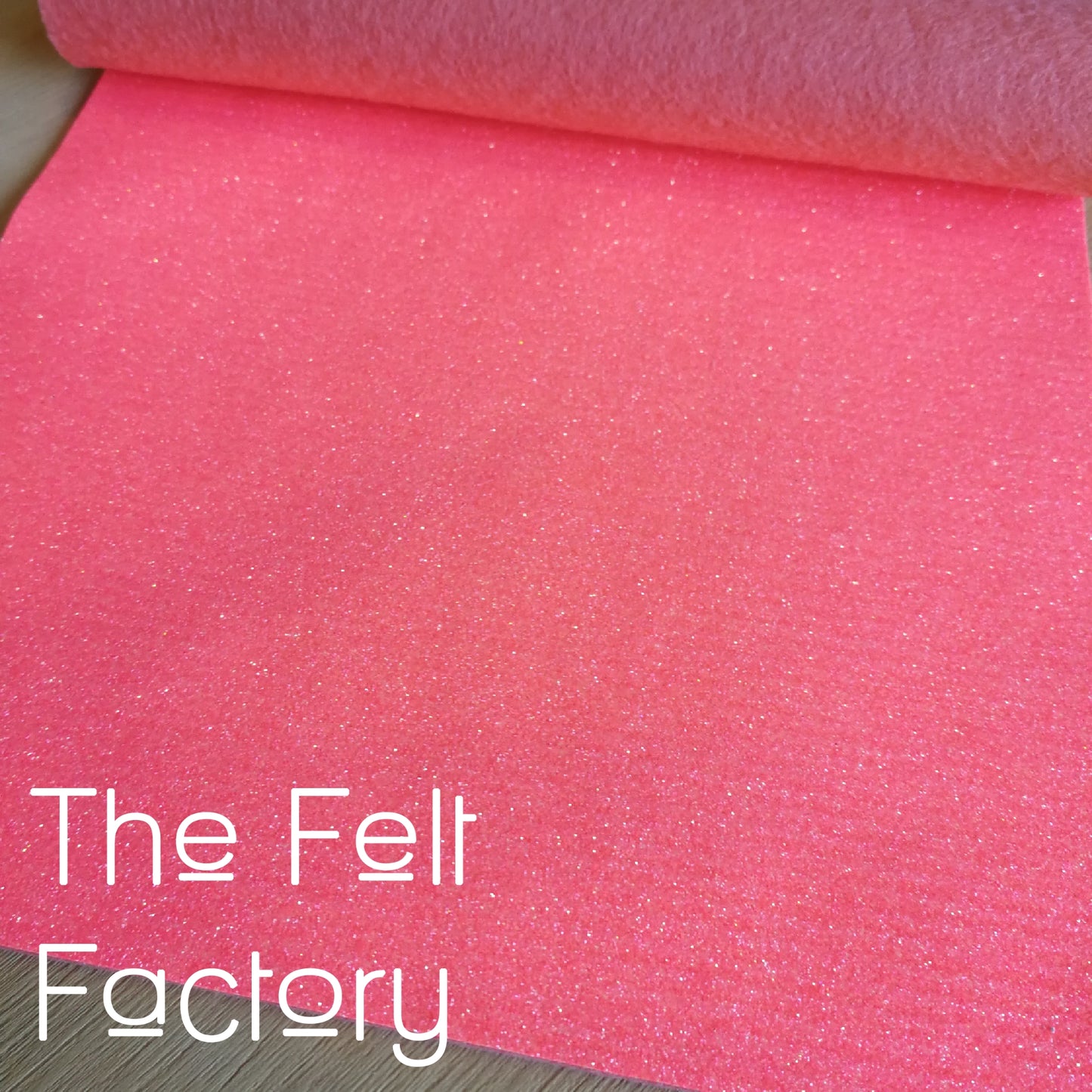 Glitter Felt - Grapefruit