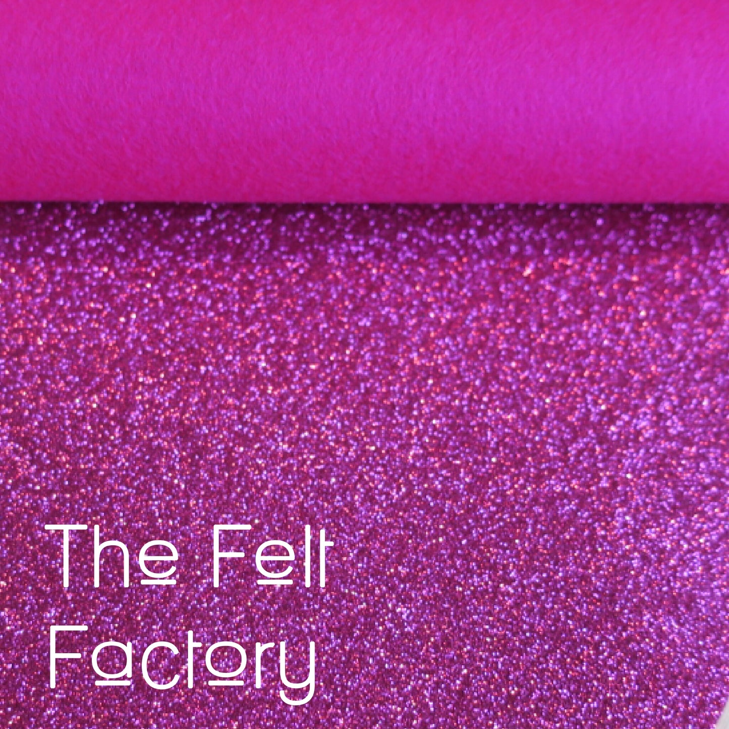 Glitter Felt - Hot Pink
