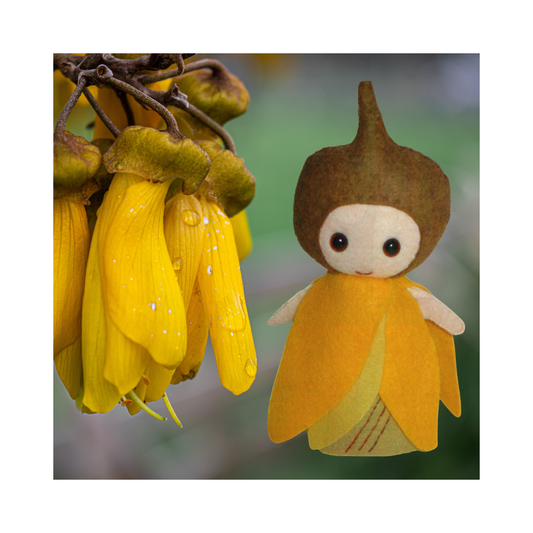Kowhai Felt Doll - Cherry Parker