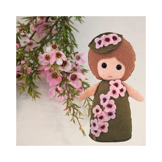 Manuka Felt Doll - Cherry Parker