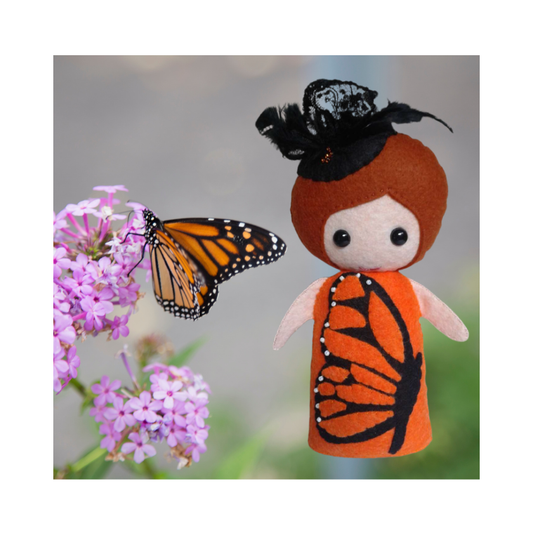 Monarch Felt Doll - Cherry Parker