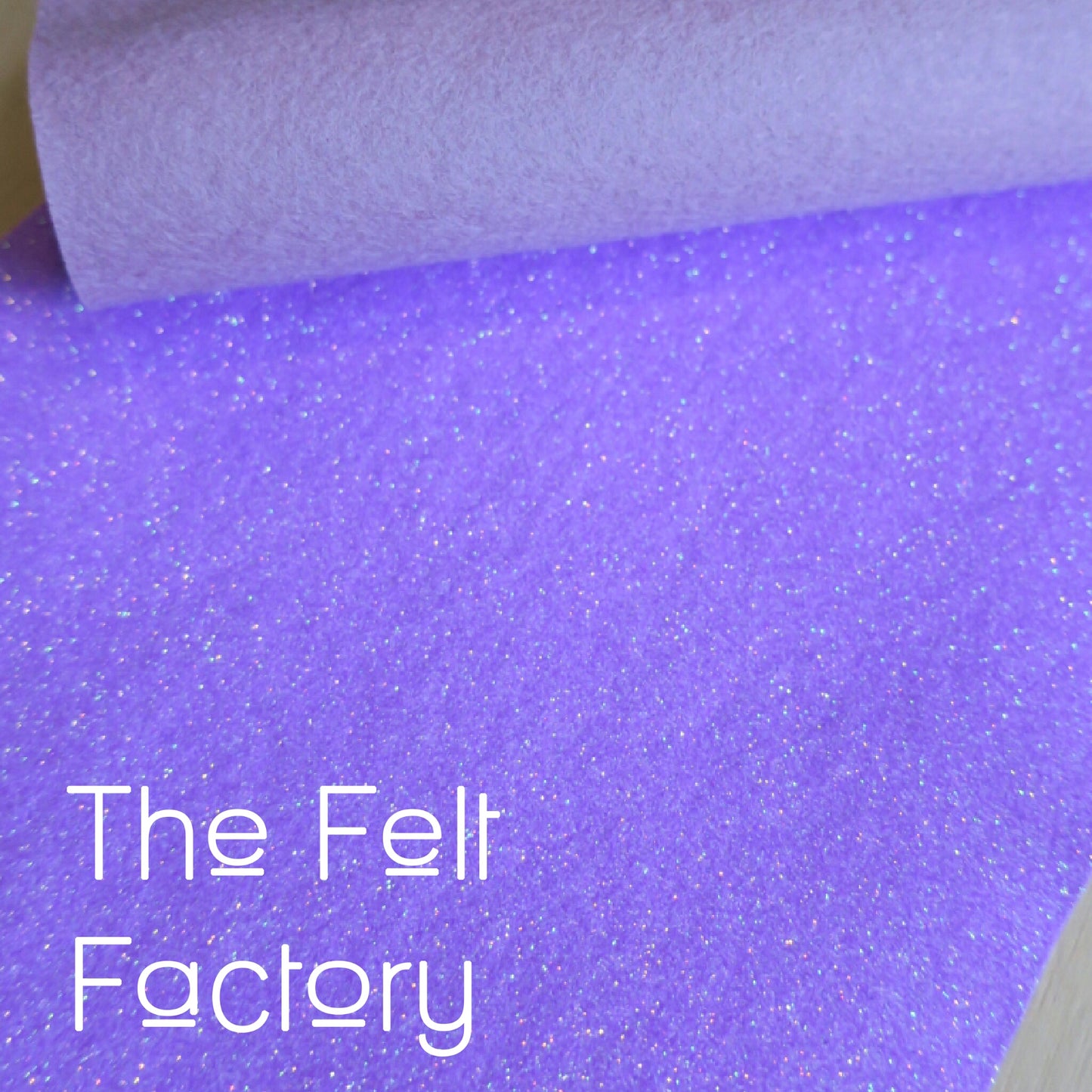 Glitter Felt - Neon Purple