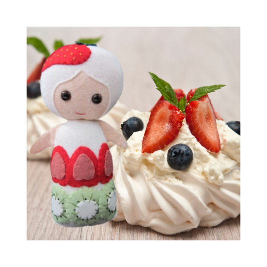 Pavlova Felt Doll - Cherry Parker