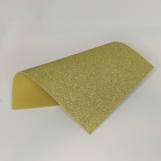 Glitter Felt - Retro Gold