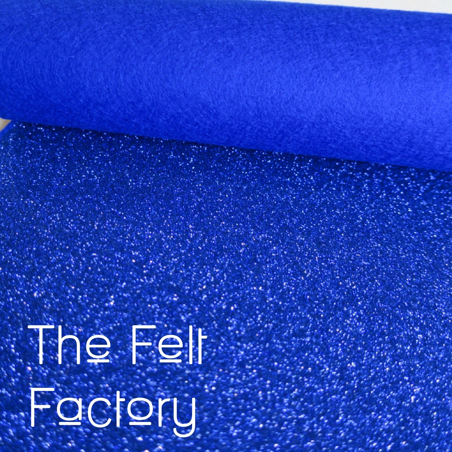 Glitter Felt - Royal Blue