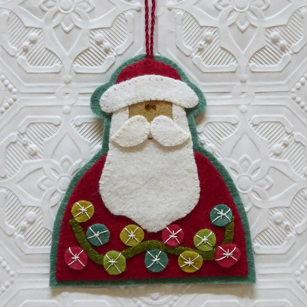 Santa Ornament, Pattern by Marg Low