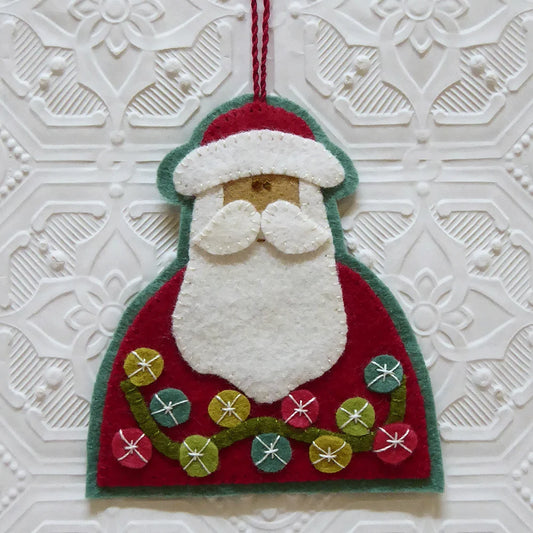 Santa Ornament, Pattern by Marg Low