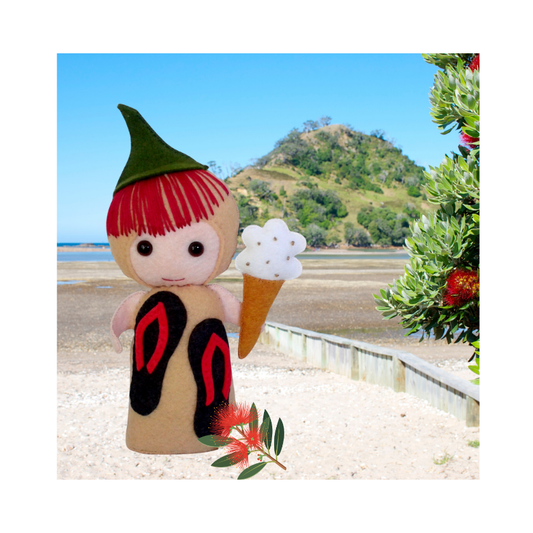 Summer Felt Doll - Cherry Parker