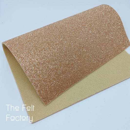 Glitter Felt - Tawny