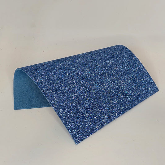 Glitter Felt - True Blue
