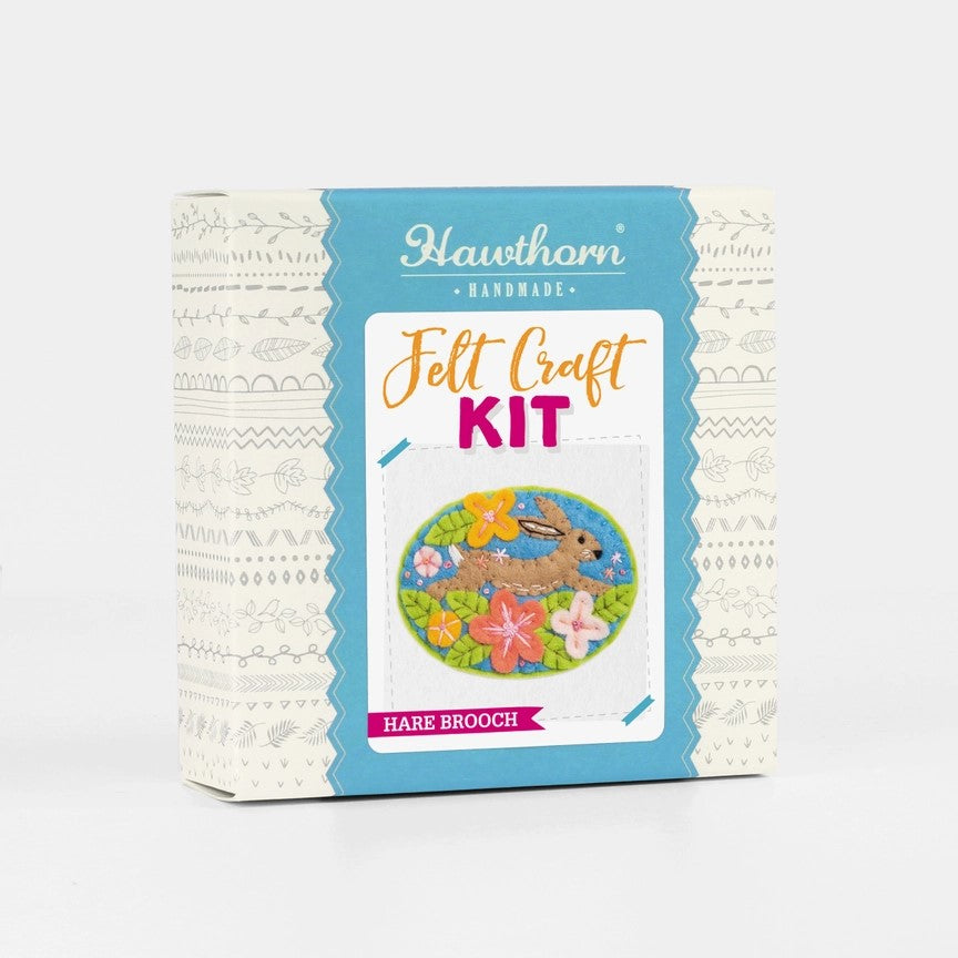 Hare Felt Craft Brooch Kit - Hawthorn Handmade