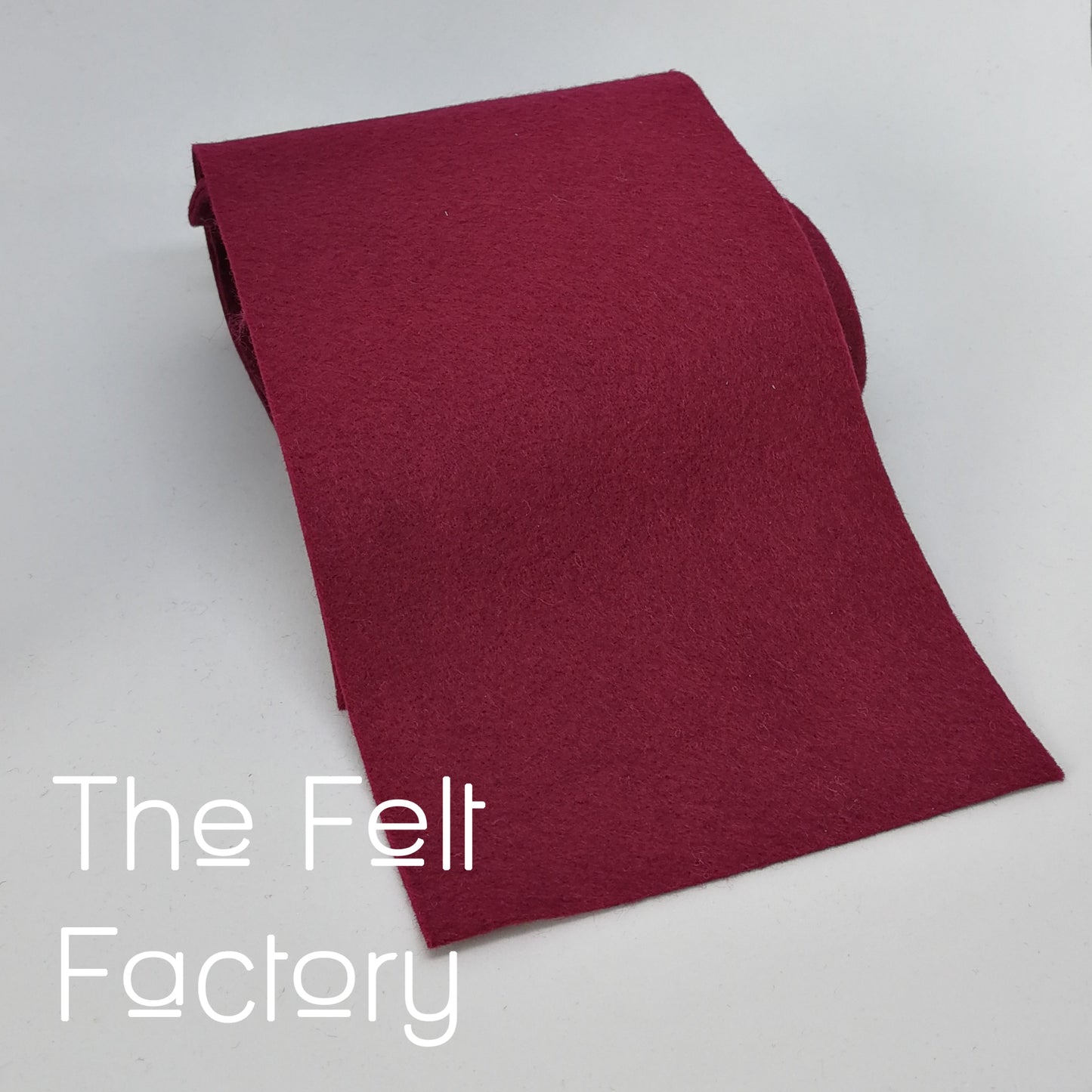 Wool Blend Felt - Garnet