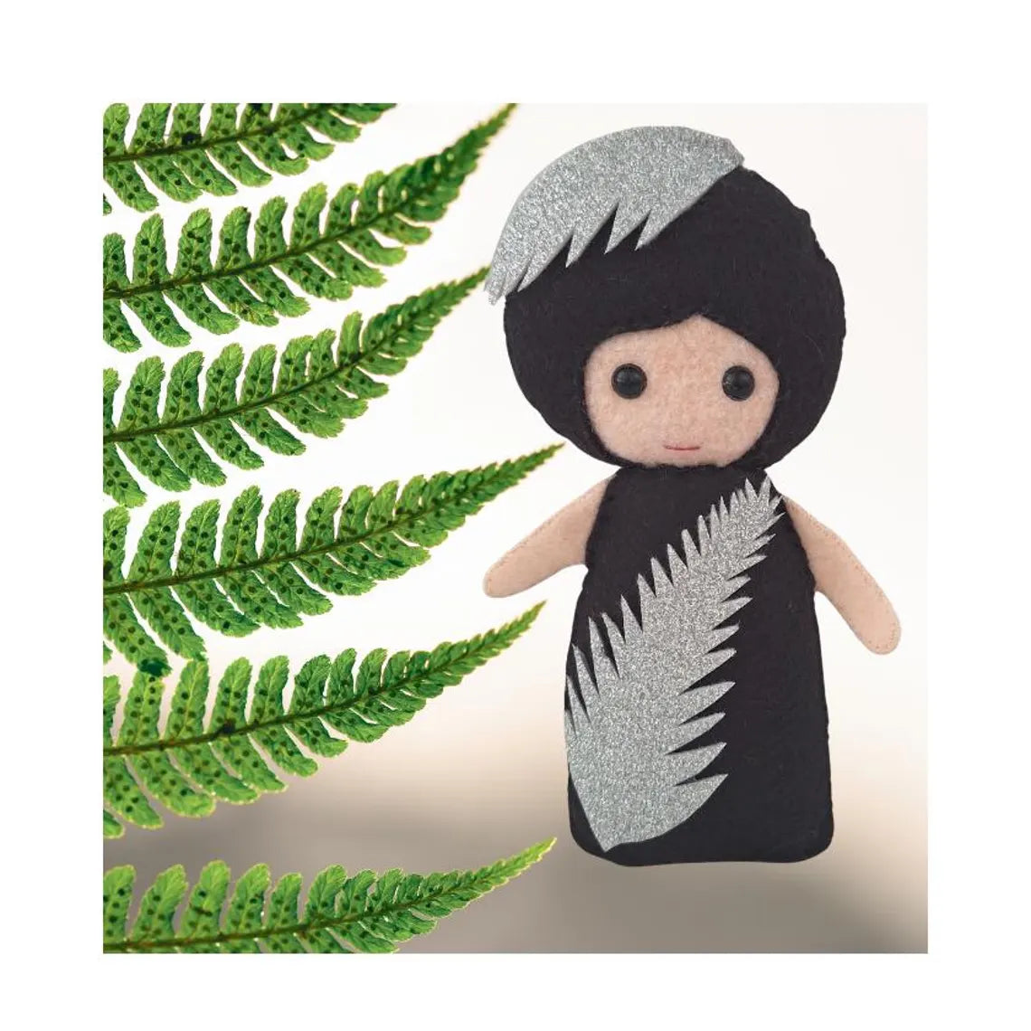 Silver Fern Felt Doll - Cherry Parker