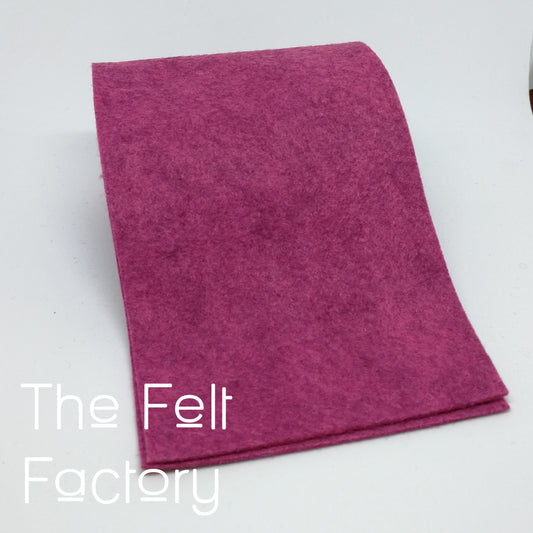 Wool Blend Felt - Ruby