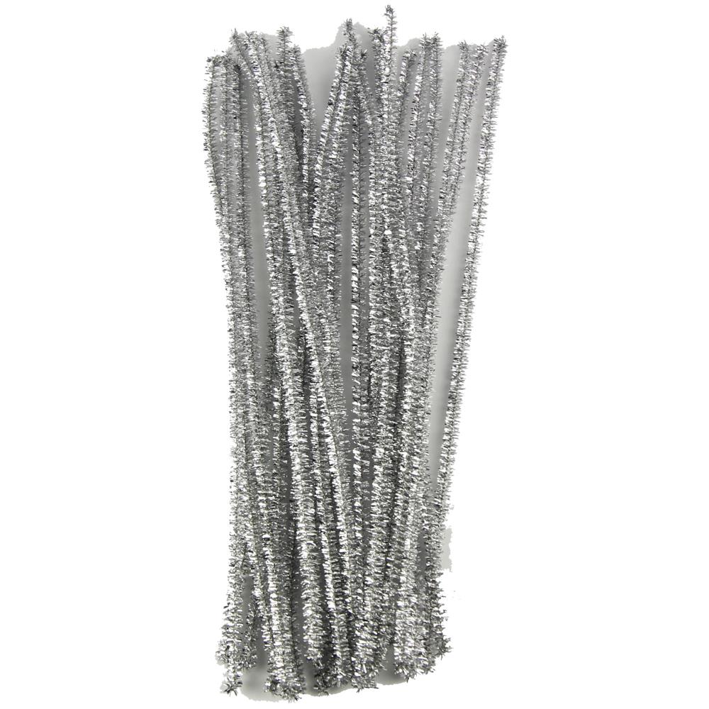 Chinelle Pipe Cleaners - Silver 25pk