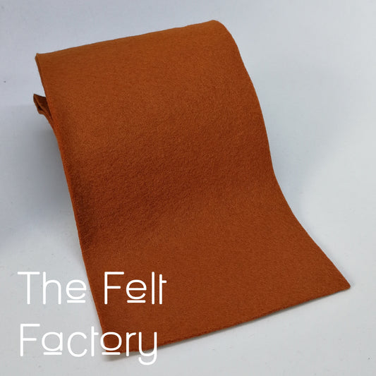 Wool Blend Felt - Spice