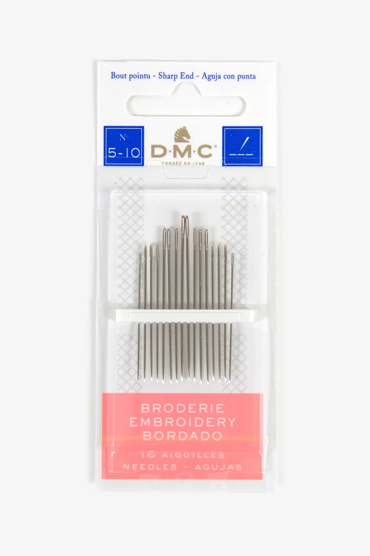 DMC Embroidery Needles 5-10