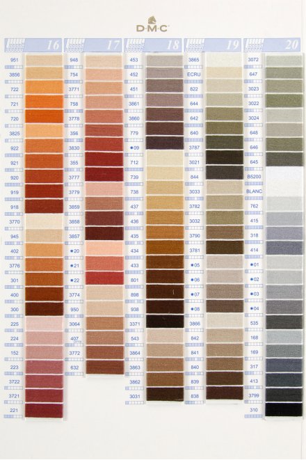 DMC Stranded Cotton, Colours 896-3359